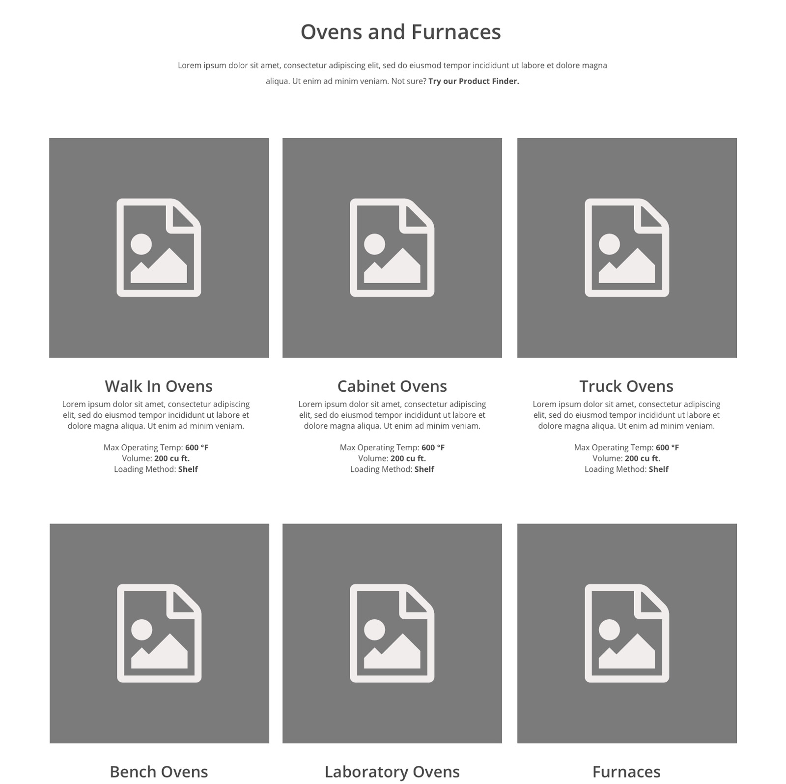 Category navigation approach with imagery and key specs