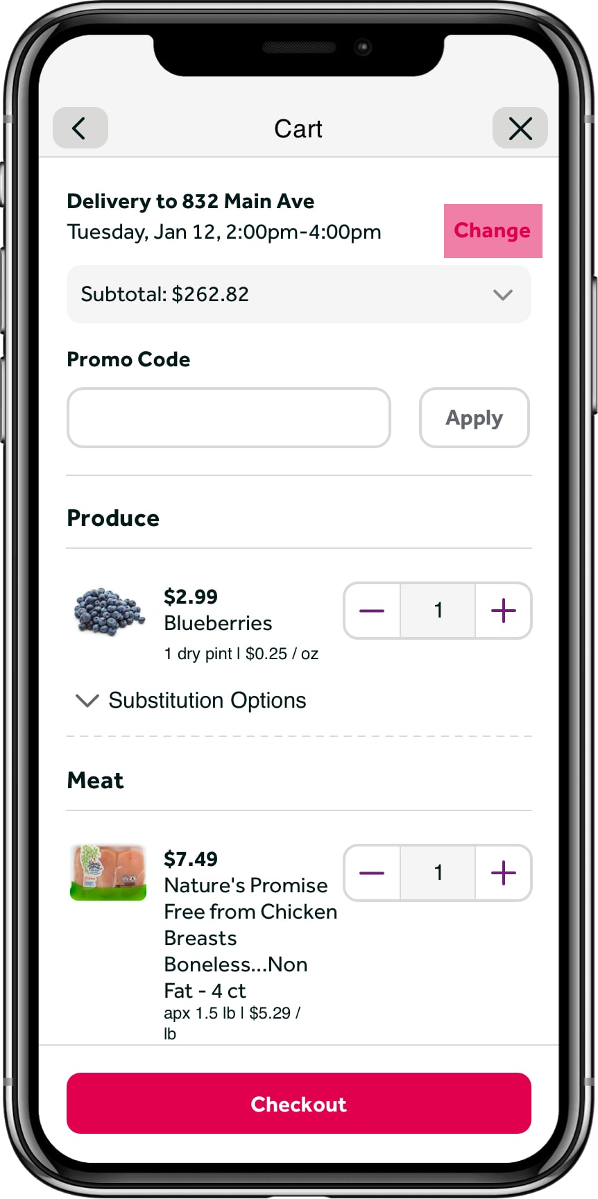 MVP prototype — Cart Next Day