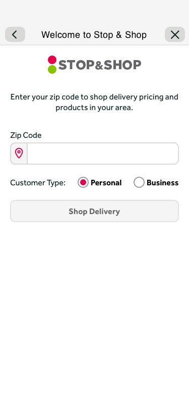 ZIP entry form
