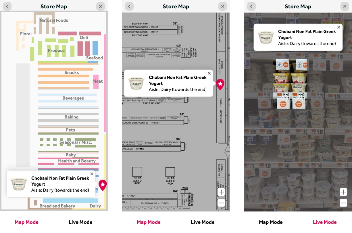 Store map concept