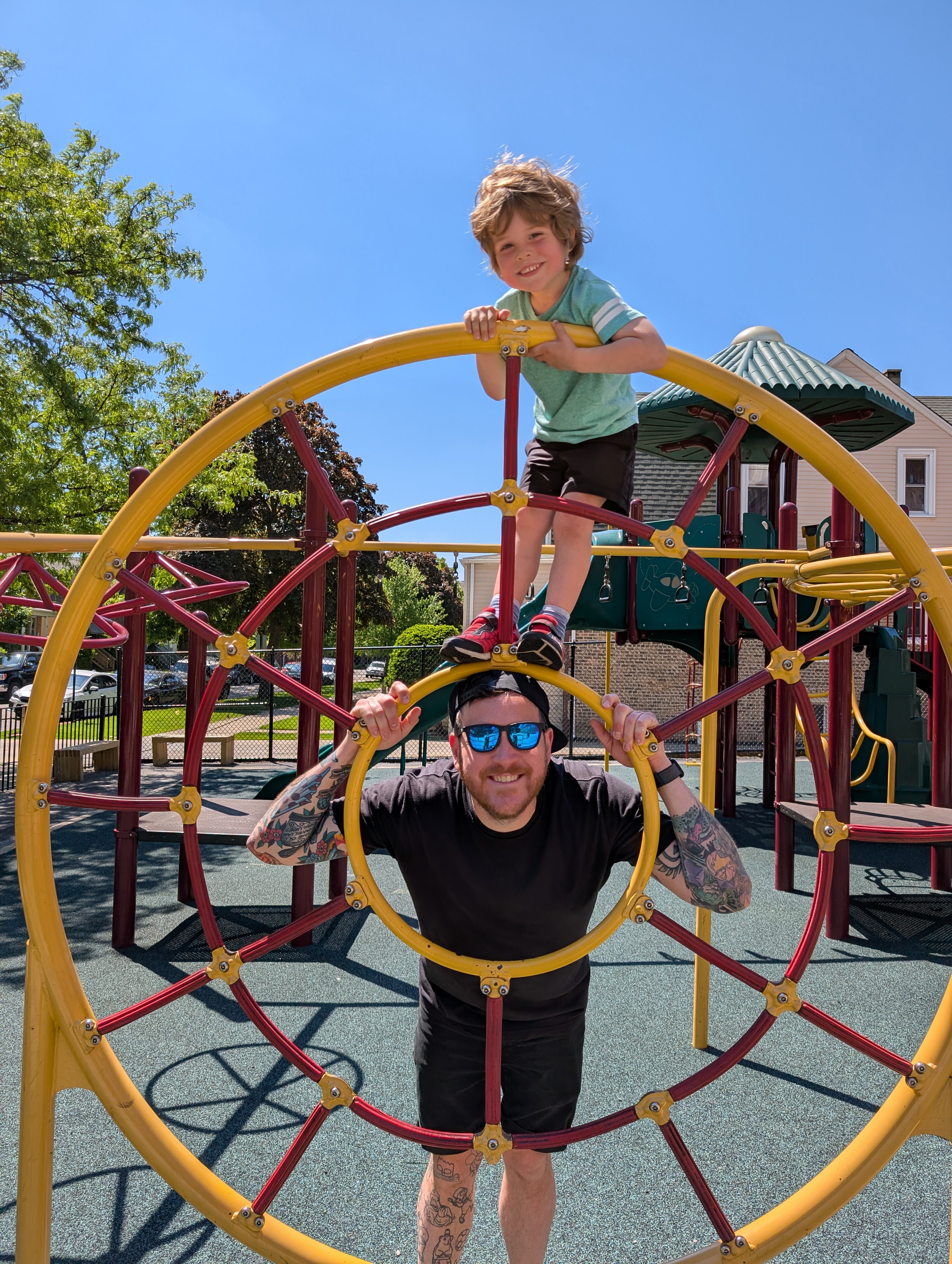 Chris and friend